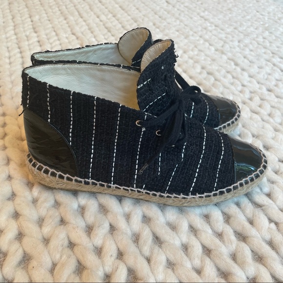 Authentic Chanel High Top Espadrilles - Picture 2 of 5